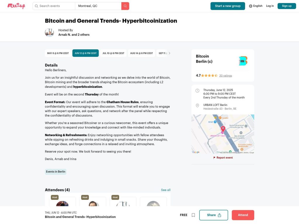 Bitcoin and General Trends- Hyperbitcoinization - Event screenshot