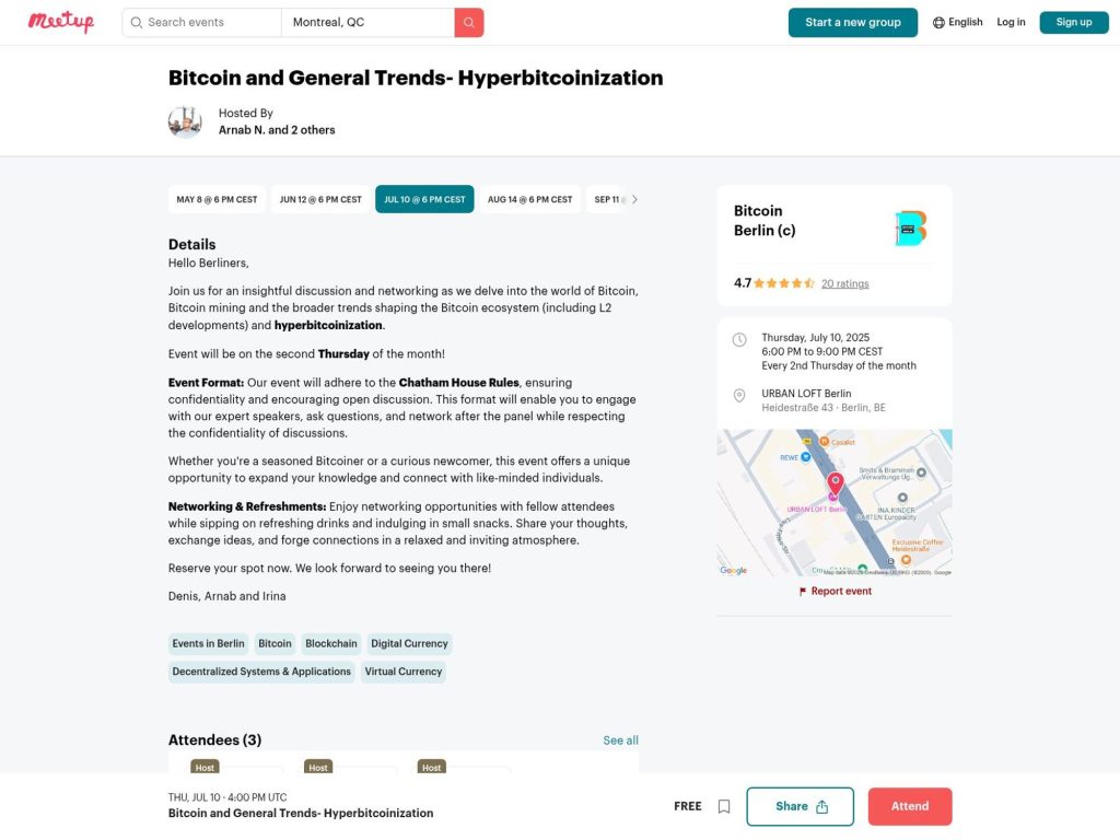 Bitcoin and General Trends- Hyperbitcoinization - Event screenshot