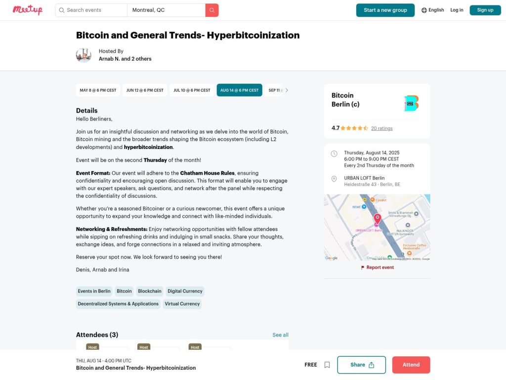 Bitcoin and General Trends- Hyperbitcoinization - Event screenshot