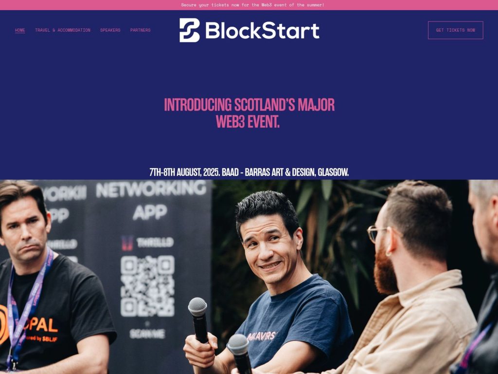 Blockstart Scotland 2025 - Event screenshot