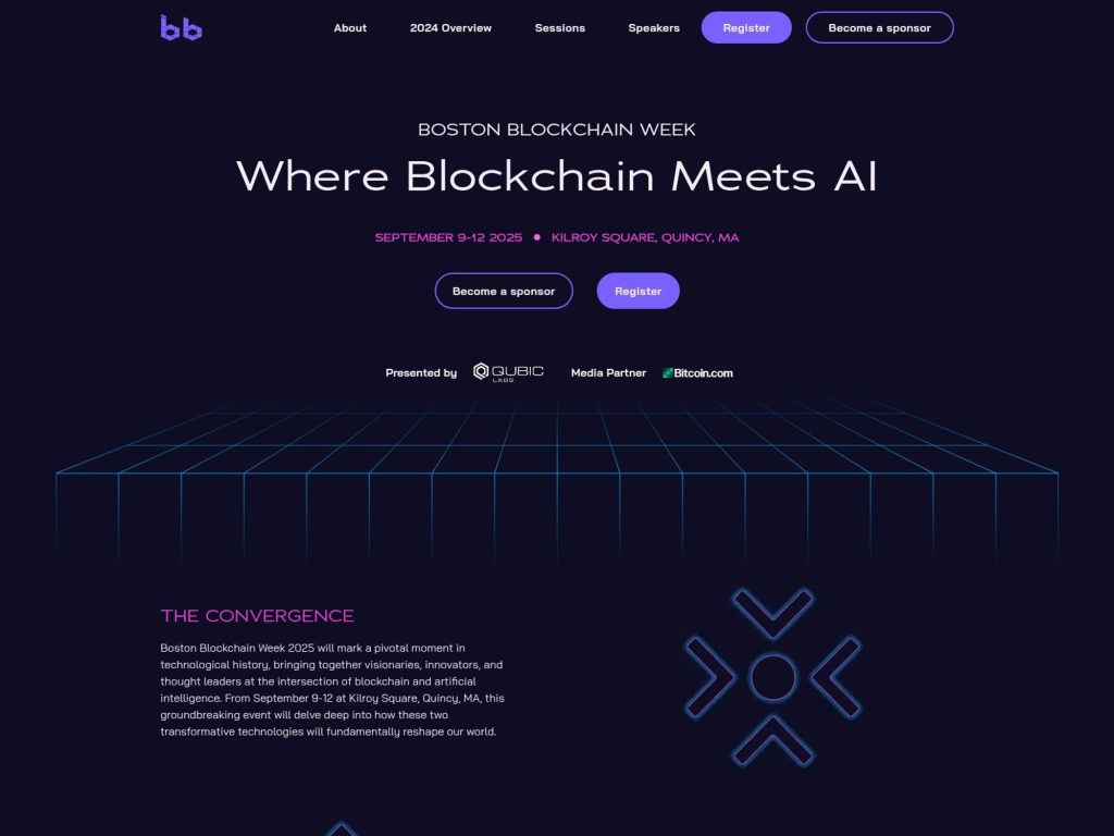 Boston Blockchain Week 2025 (BBW25) - Event screenshot