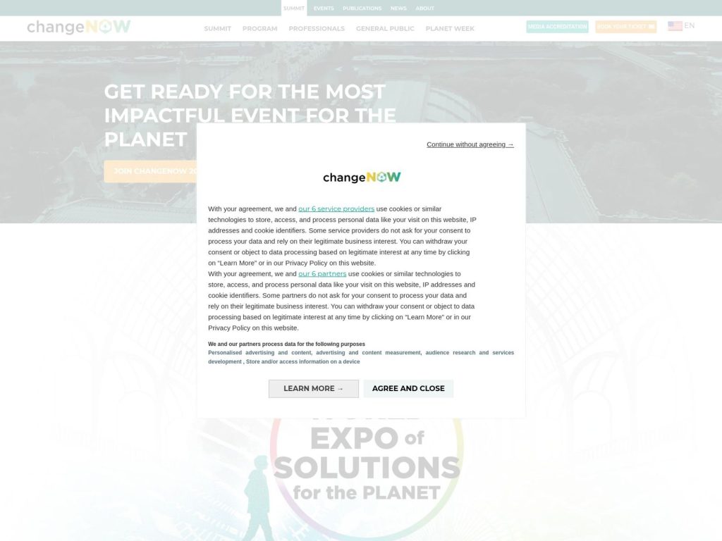 changeNOW 2025 - Event screenshot