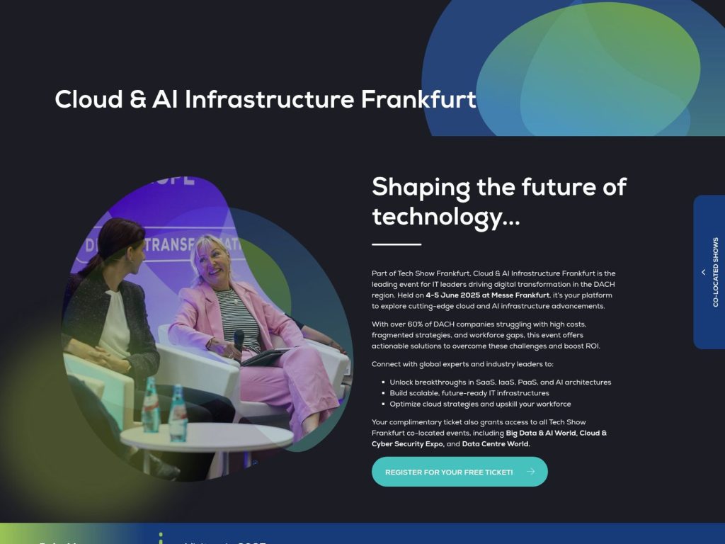Cloud & AI Infrastructure Frankfurt - Event screenshot