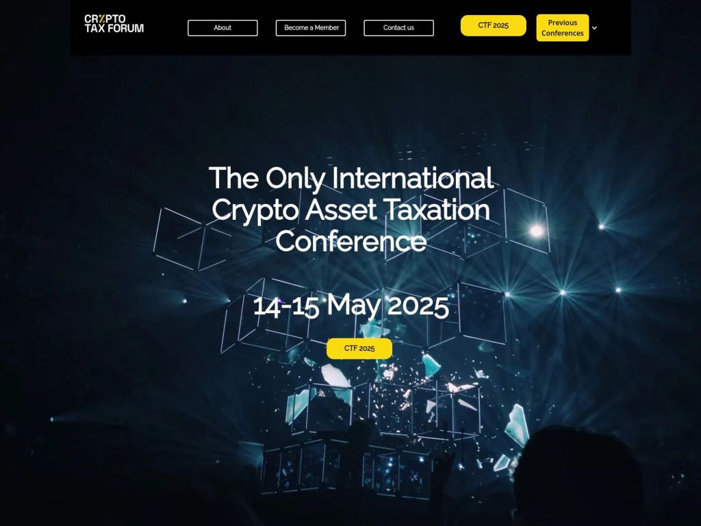 Crypto Tax Forum (CTF 2025) - Crypto Asset Taxation Conference image