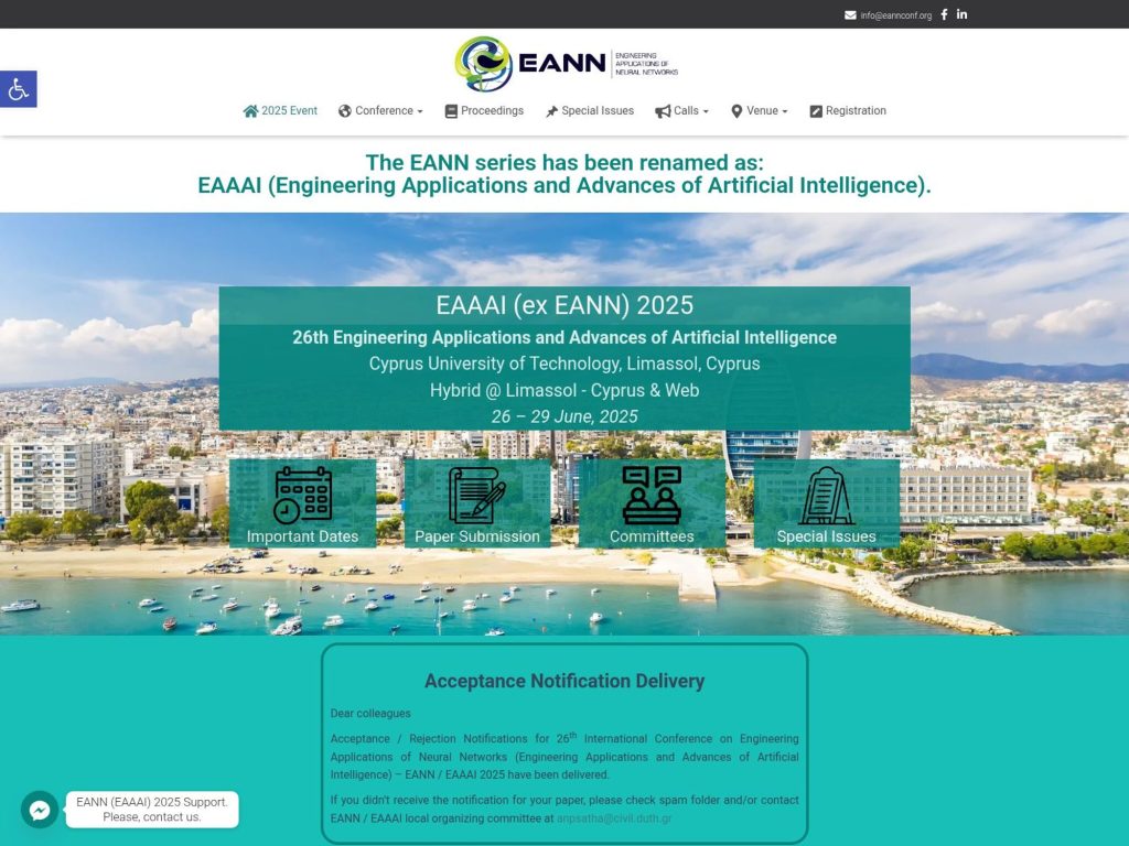 EAAAI 2025 - Event screenshot