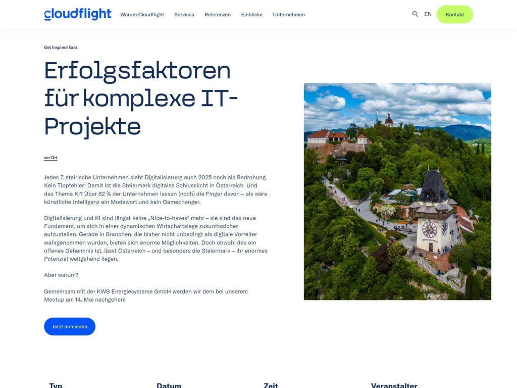 Erfolgsfaktoren für komplexe IT-Projekte - Event screenshot
