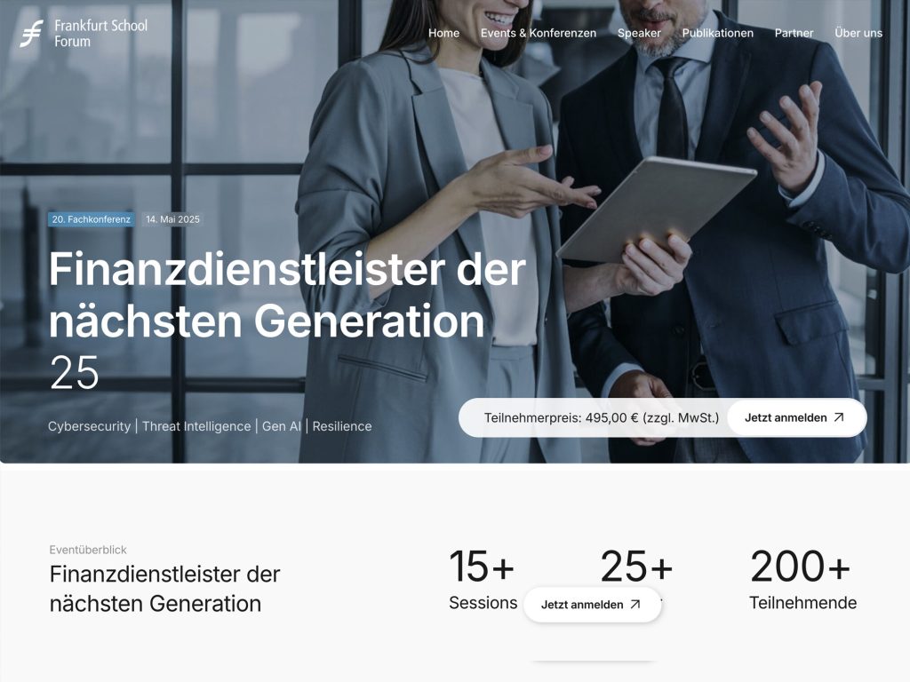 Finanzdienstleister der nächsten Generation 25 - Event screenshot
