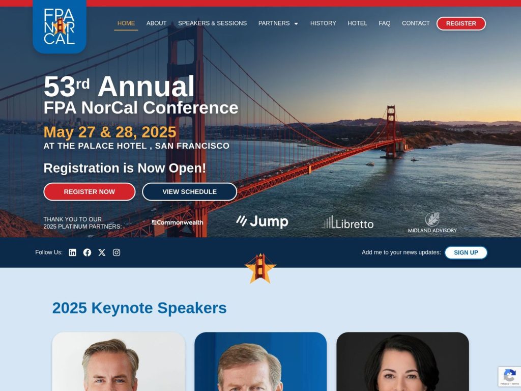 FPA NorCal Conference - Event screenshot