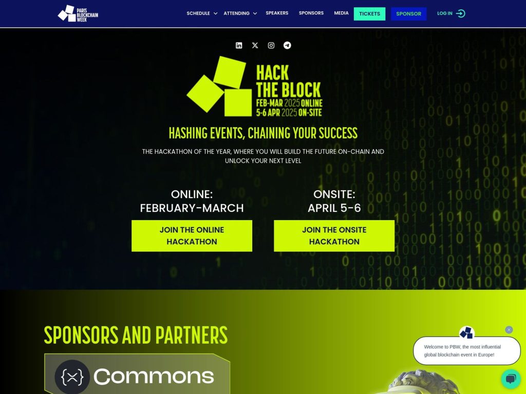 Hack The Block - Hackathon - Event screenshot