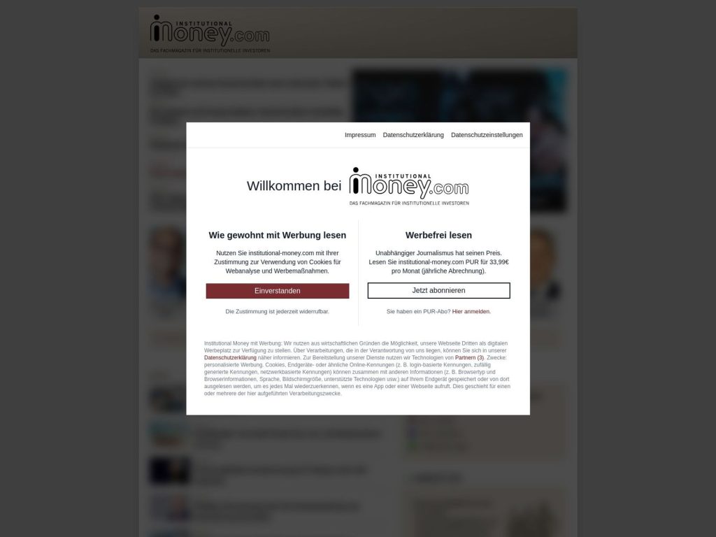 Institutional Money Kongress 2025 - Event screenshot