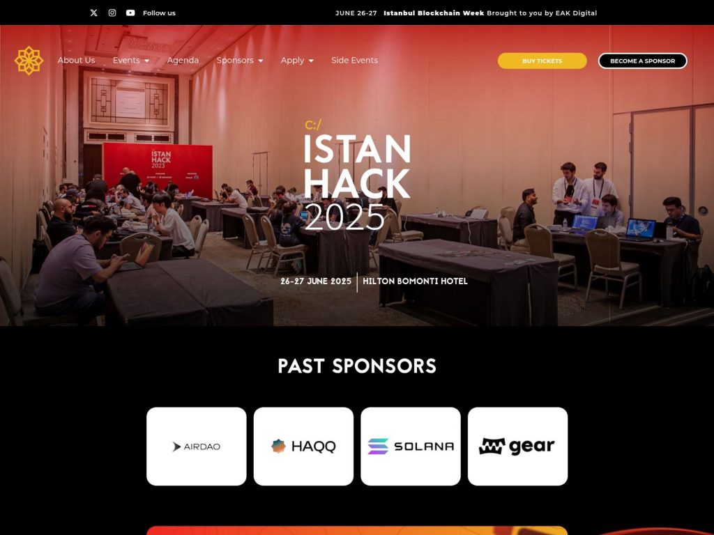 IstanHack - IBW 2025 - Event screenshot