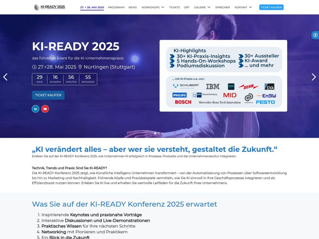 KI-READY 2025 - Event screenshot