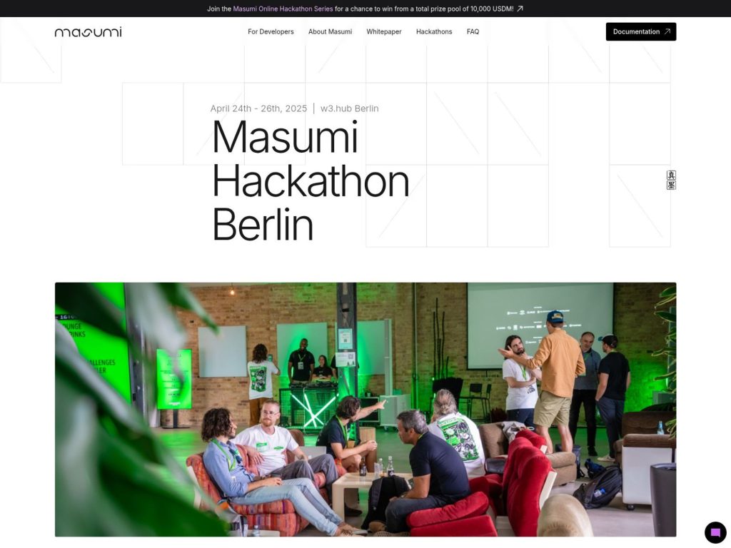 Masumi Hackathon Berlin - Event screenshot