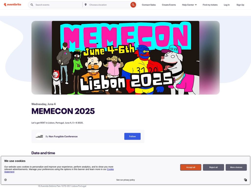Memecon 2025 - Event screenshot