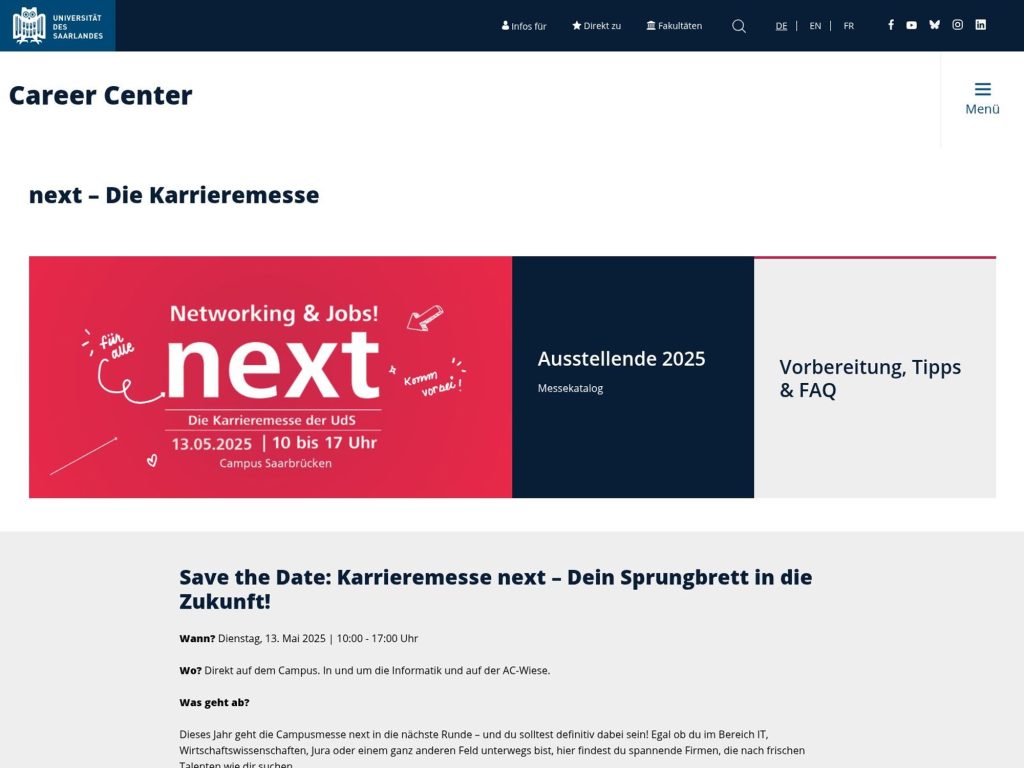 next – Die Karrieremesse - Event screenshot