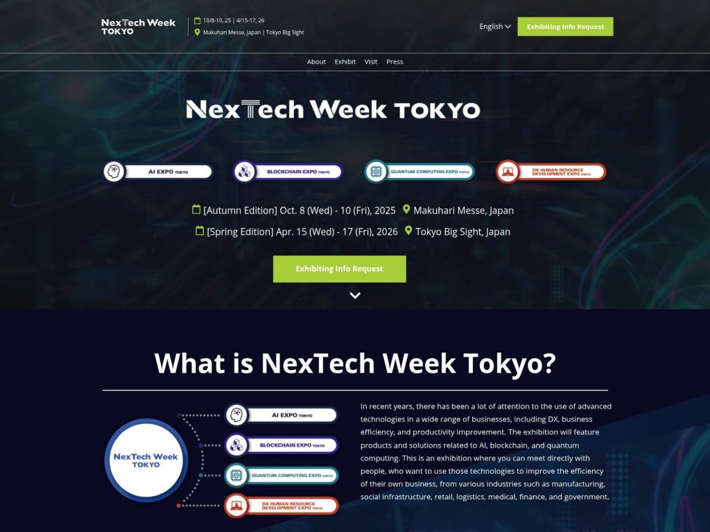 NexTech Week Autumn Edition 2025 - Event screenshot