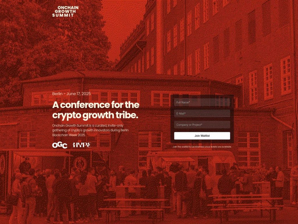 Onchain Growth Summit - OGS2025 image