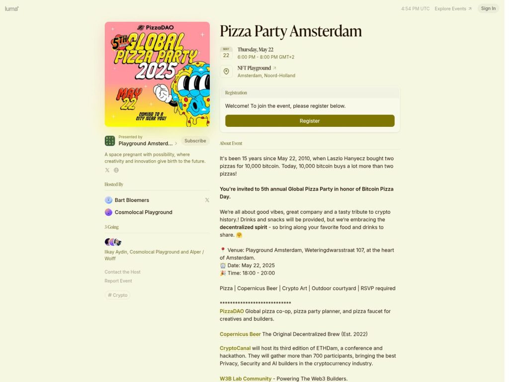 Pizza Party Amsterdam image