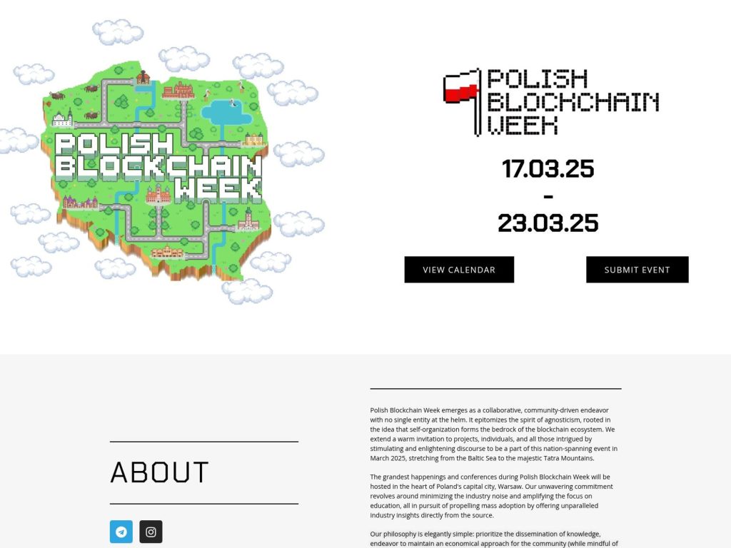 Polish Blockchain Week 2025 - Event screenshot