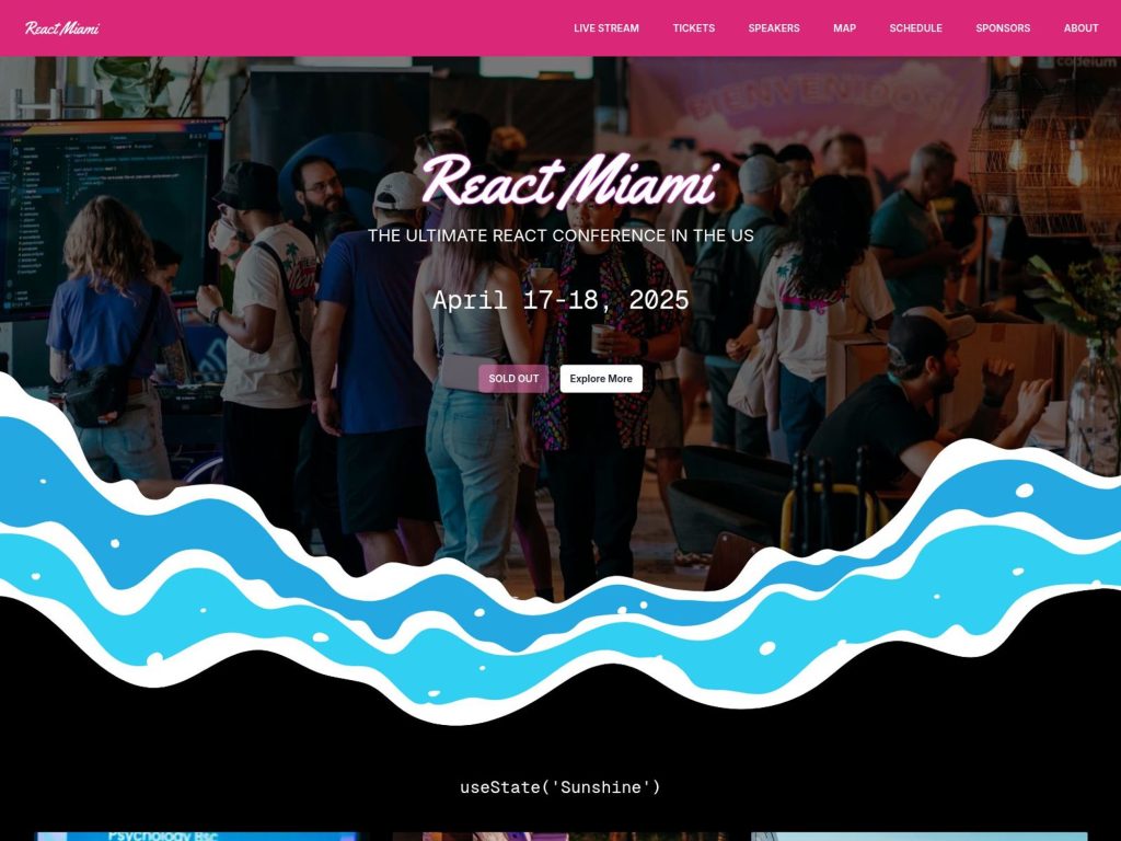 React Miami - Event screenshot