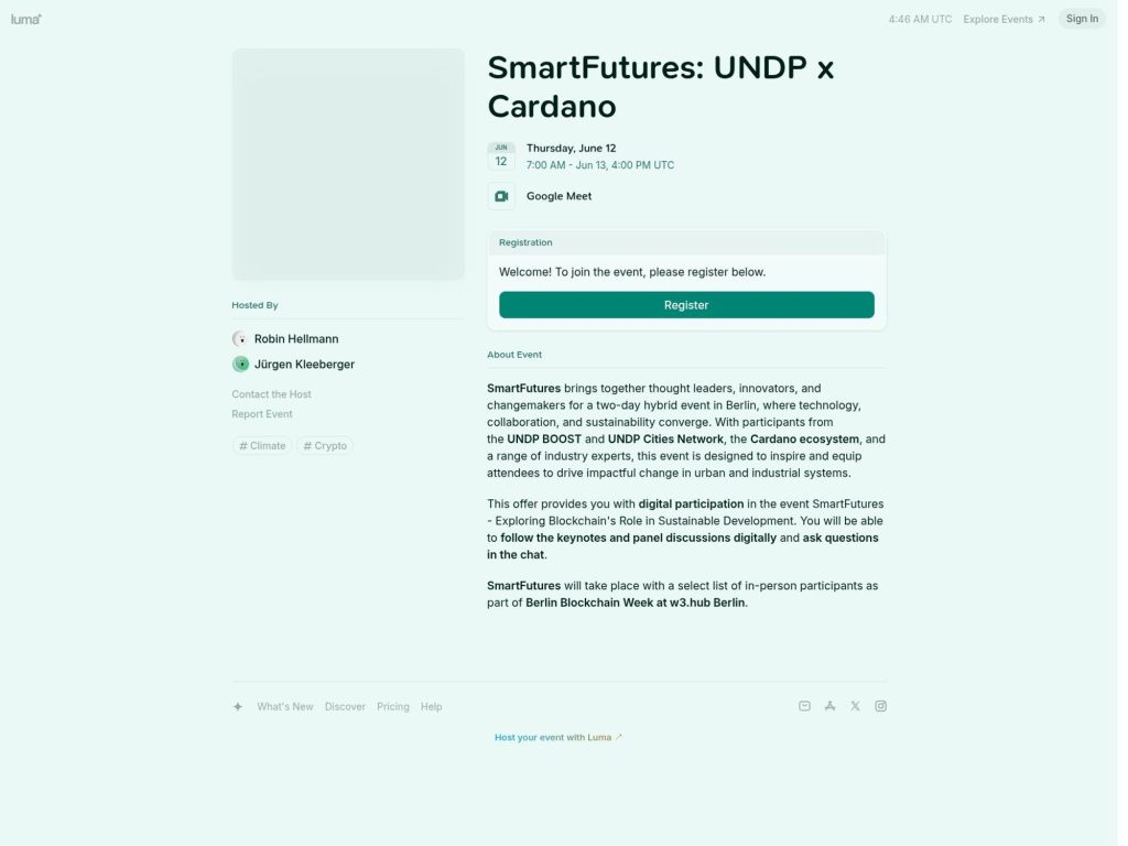 SmartFutures: UNDP x Cardano image