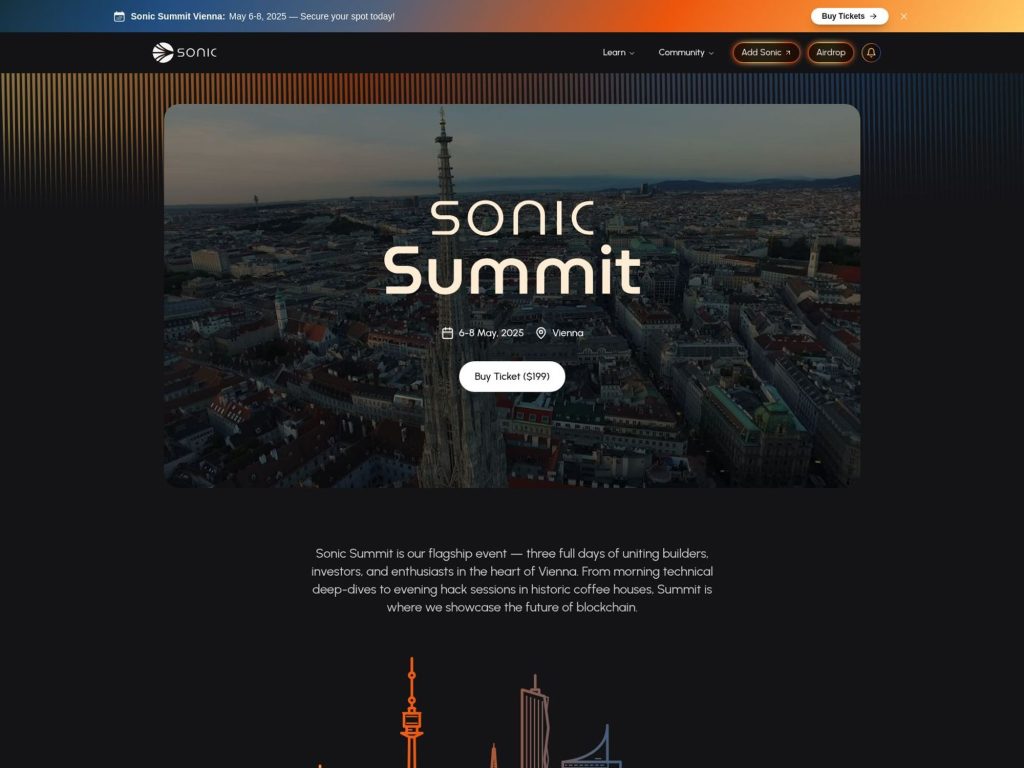 Sonic Summit Vienna 2025 - Event screenshot