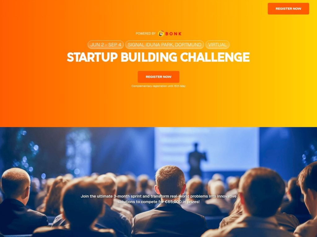 Startup Building Challenge 2025 - Event screenshot