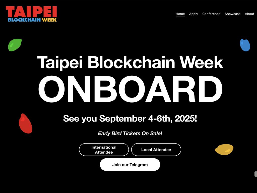 Taipei Blockchain Week 2025 image