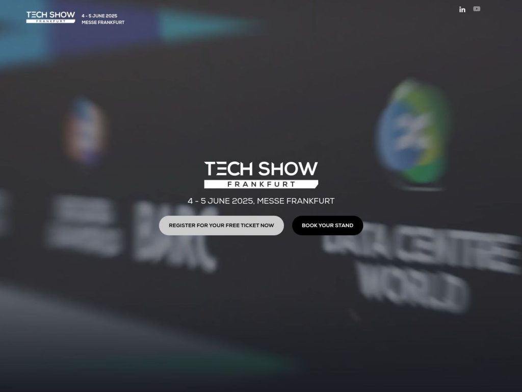 Tech Show Frankfurt 2025 - Event screenshot