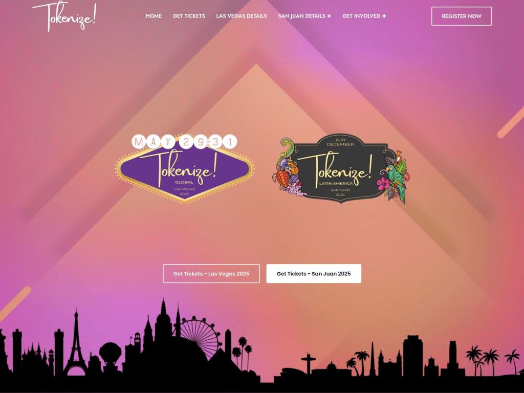 Tokenize Las Vegas 2025 - Event screenshot