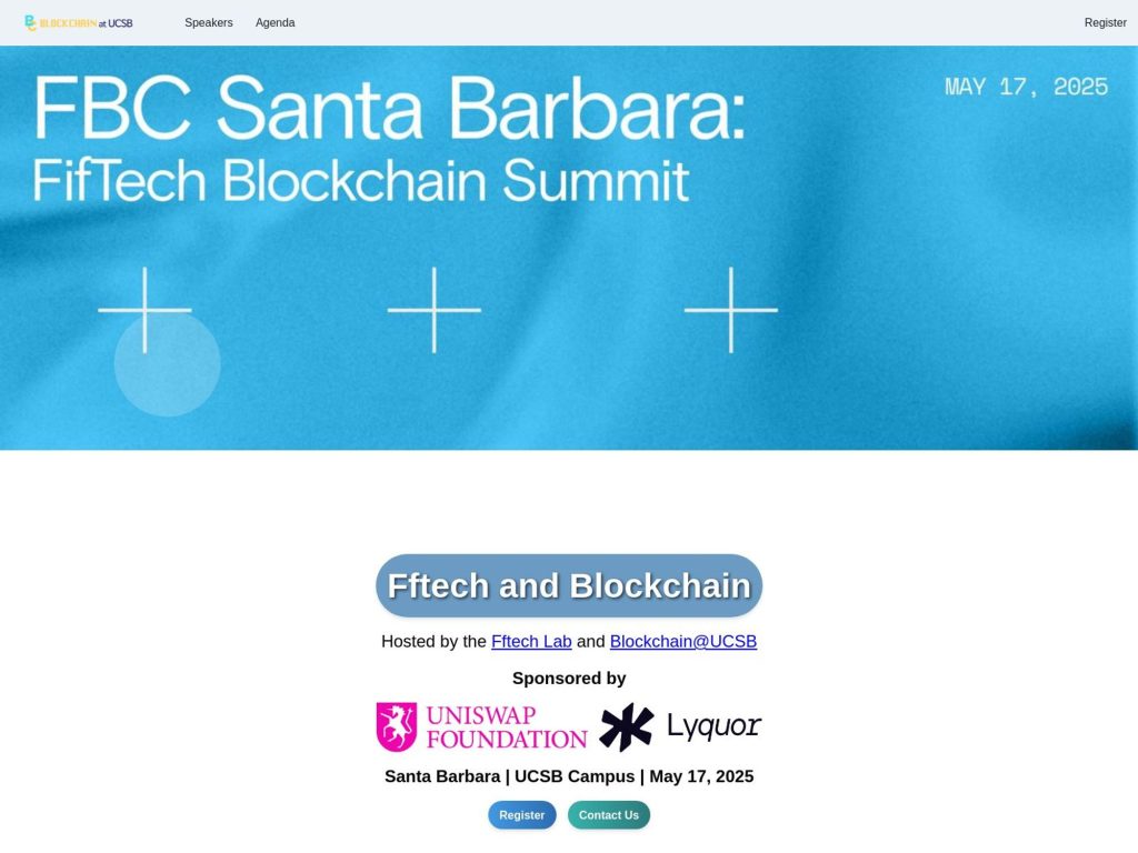 UCSC Blockchain Summit 2025 - Event screenshot