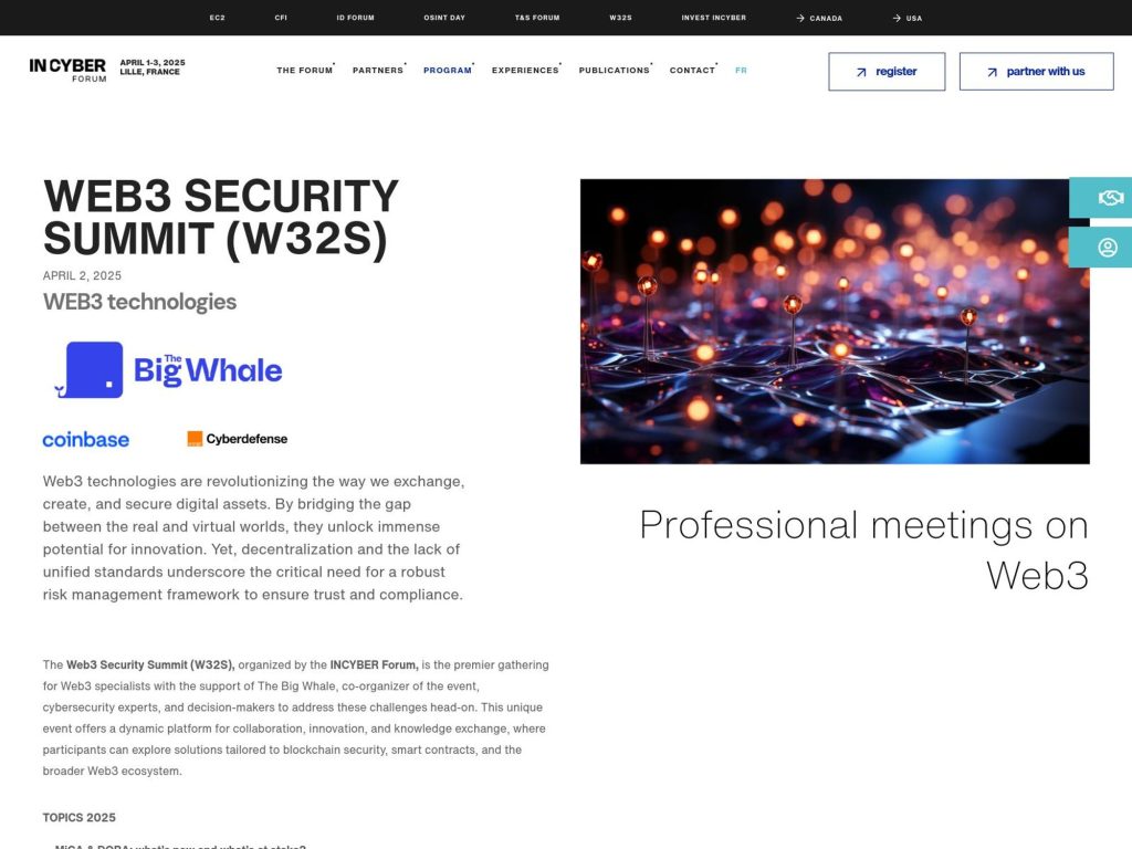W32S - Web3 Security Summit 2025 image