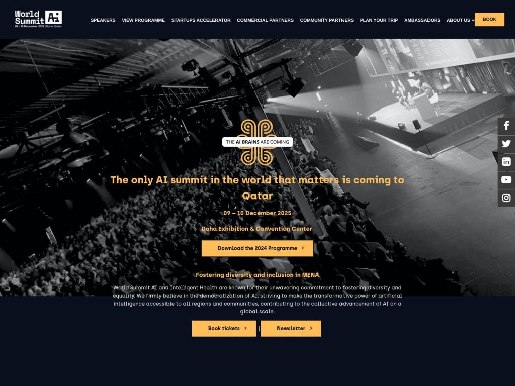 World Summit AI Qatar 2025 - Event screenshot