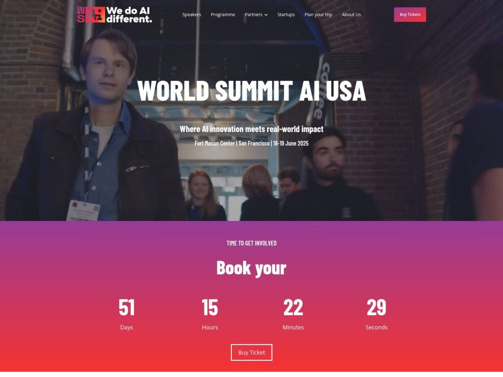 World Summit AI USA 2025 - Event screenshot