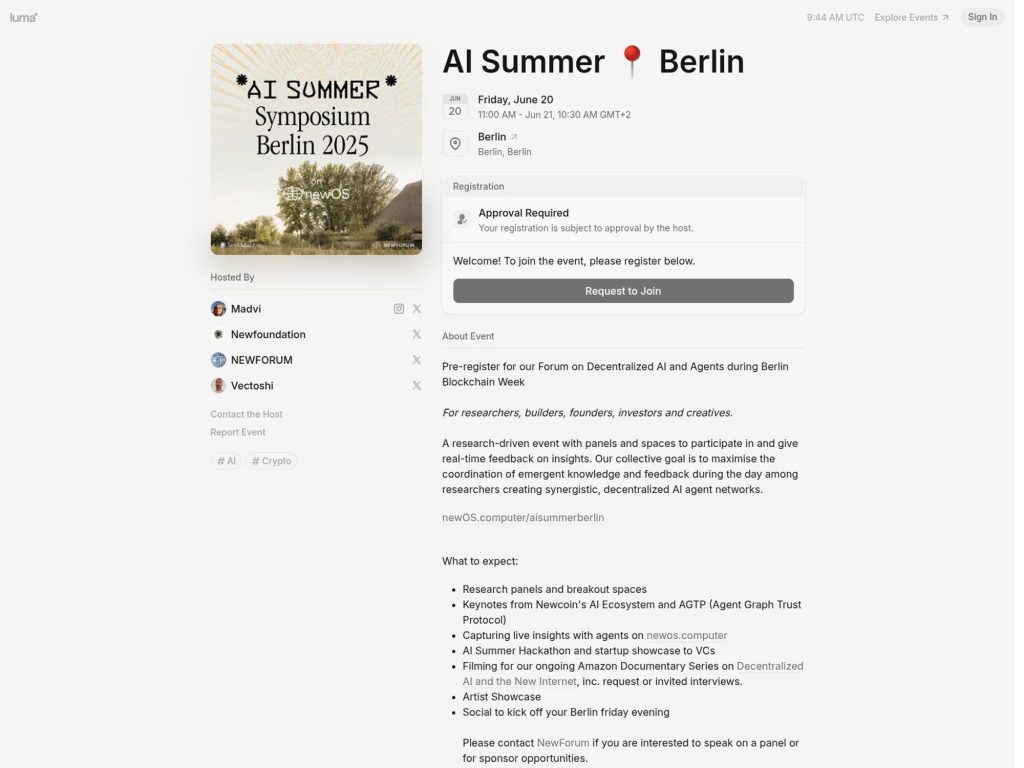 AI Summer 📍 Berlin - Event screenshot