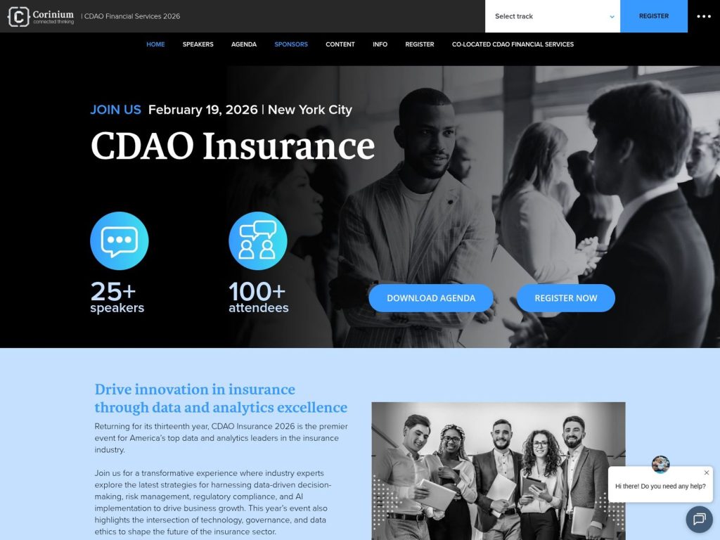 CDAO Financial Services 2026 website