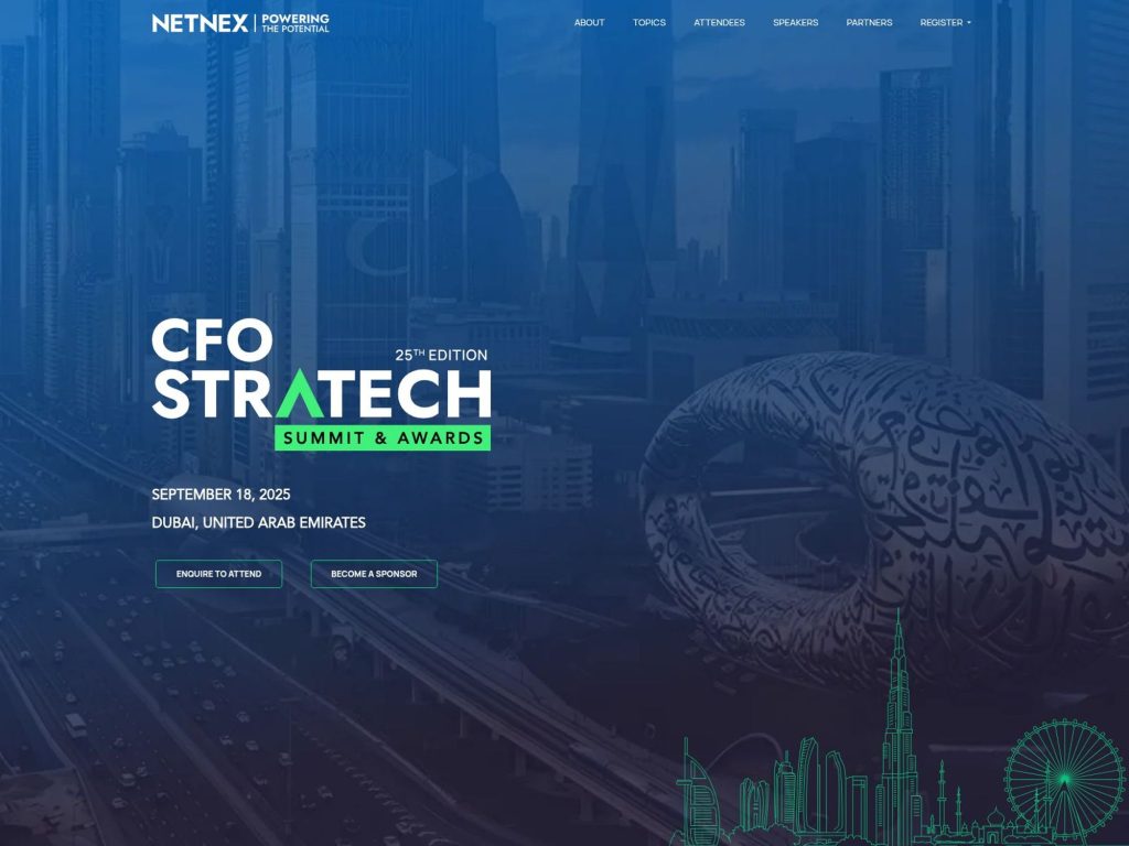 CFO Stratech Dubai 2025 - Event screenshot