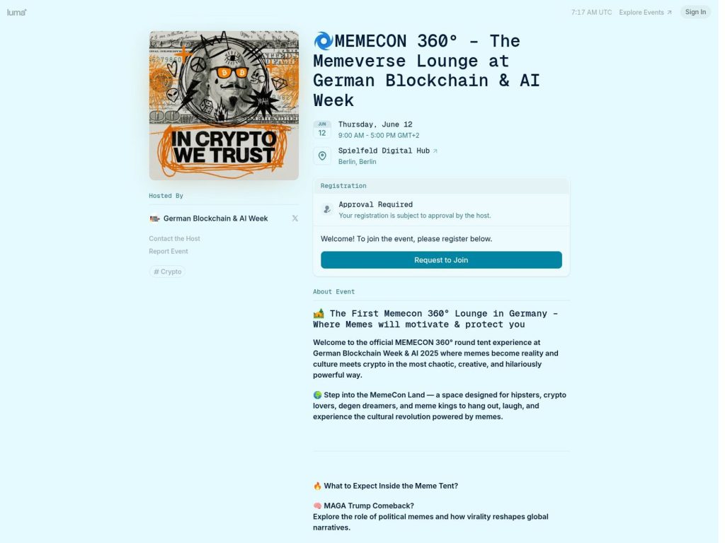 🌀MEMECON 360° – The Memeverse Lounge at GBW 2025 Conference image