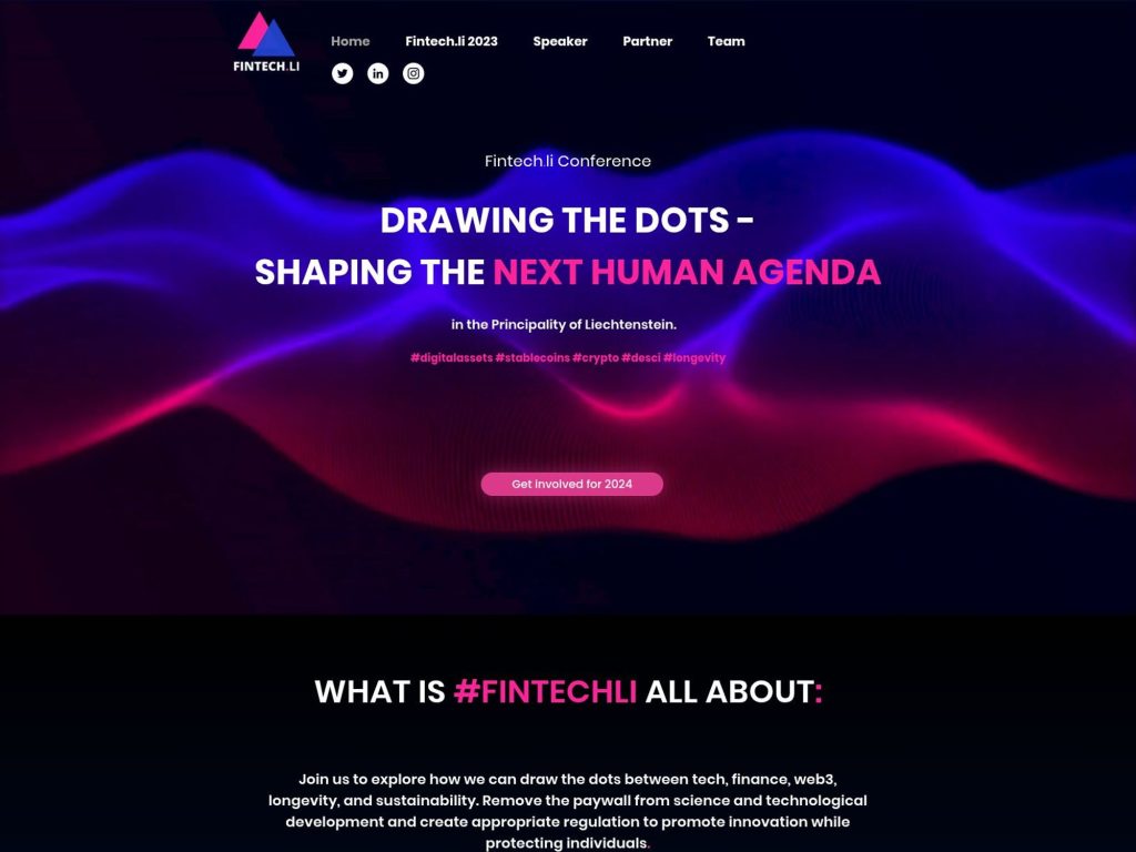 Fintech.li 2023 - Event screenshot