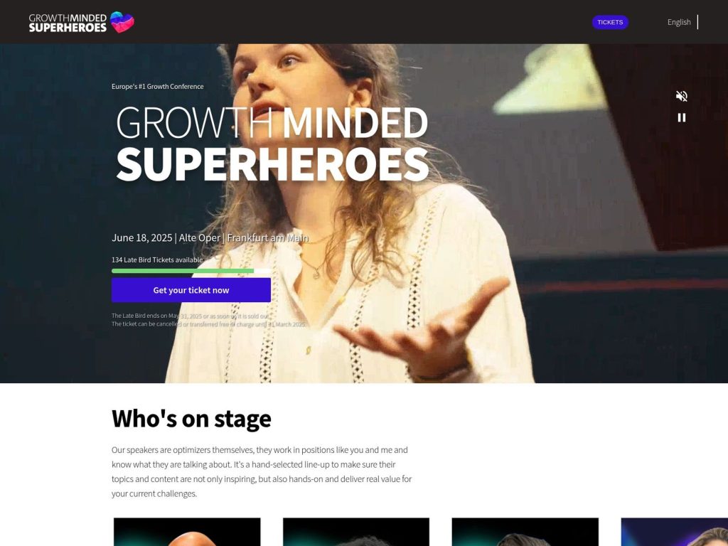 GMS 2025 - Growth Minded Superheroes - Event screenshot