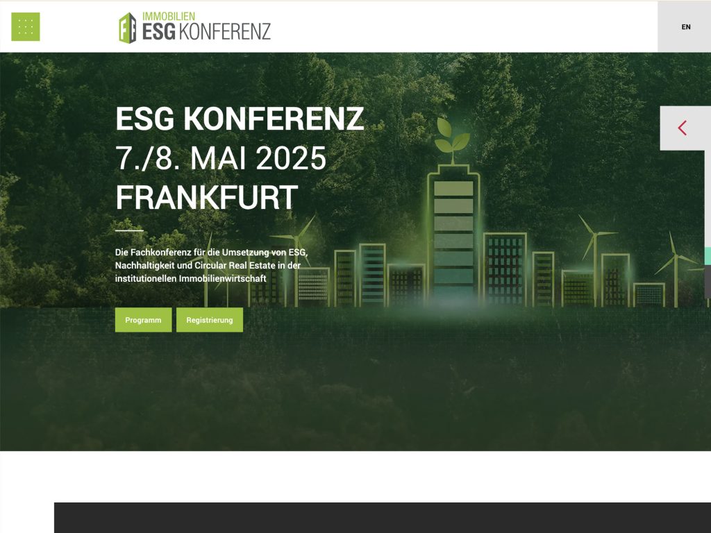 Immobilien ESG Konferenz 2025 - Event screenshot