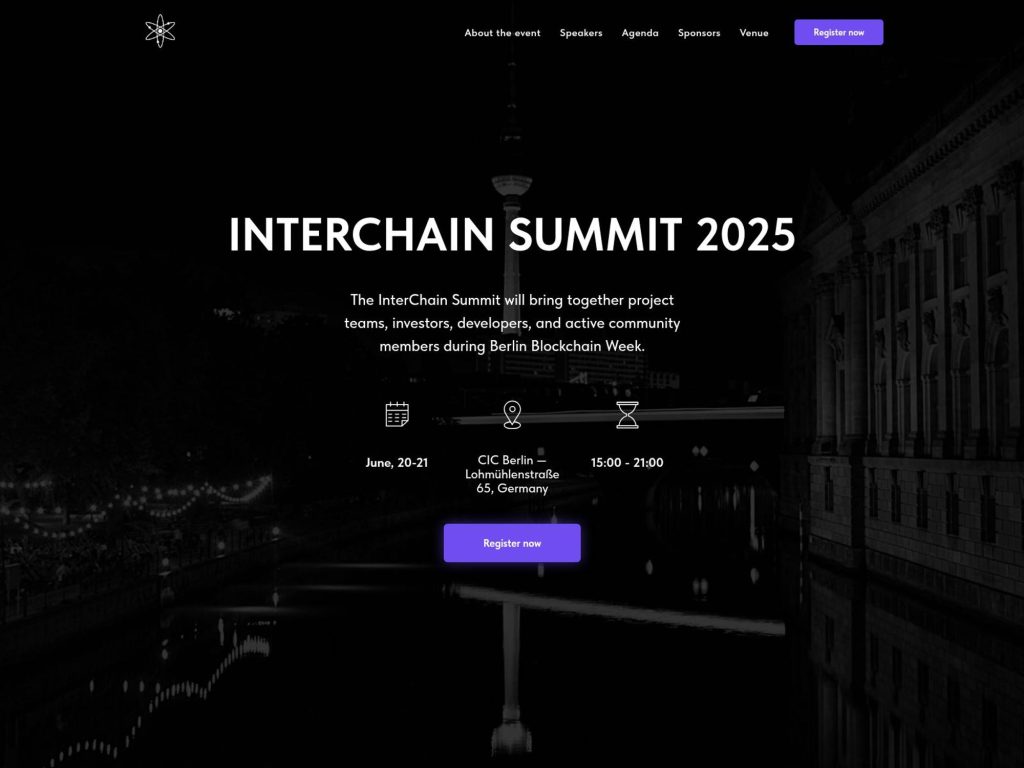 InterChain Summit 2025 - Event screenshot