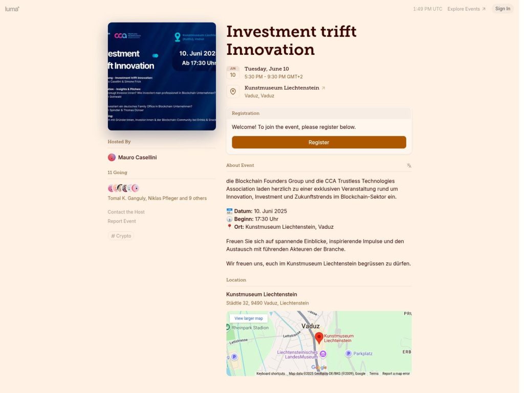 Investment trifft Innovation - Event screenshot