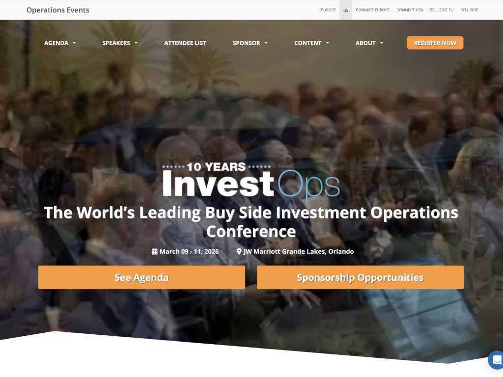 InvestOps USA 2026 website