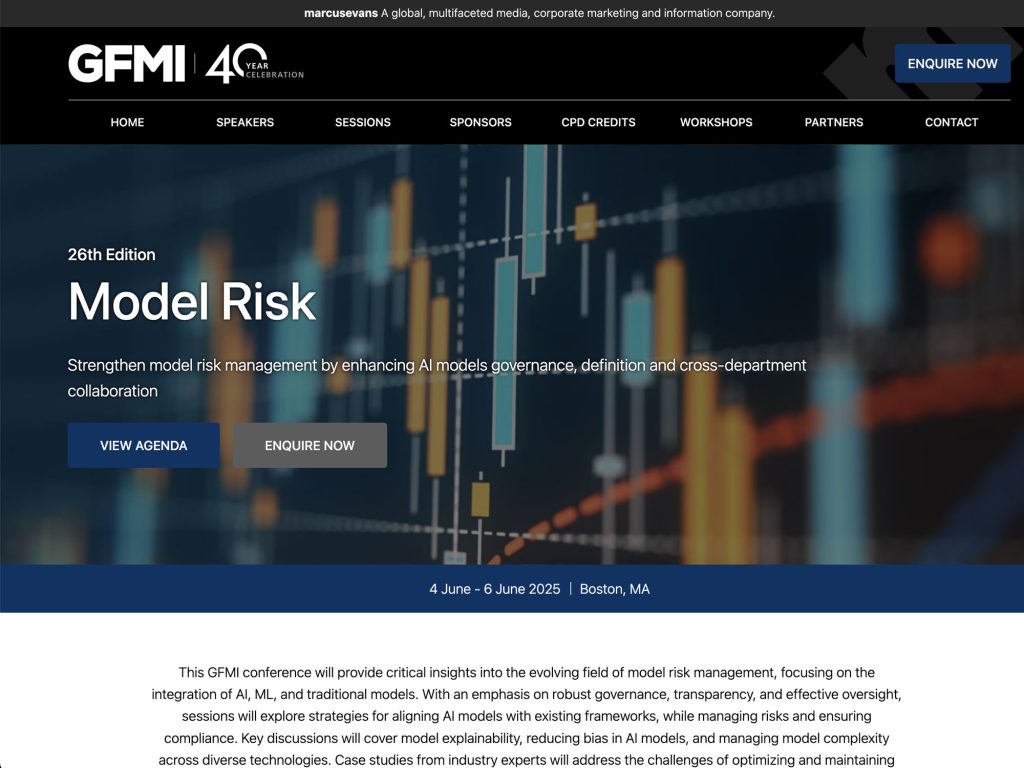 Model Risk - Event screenshot