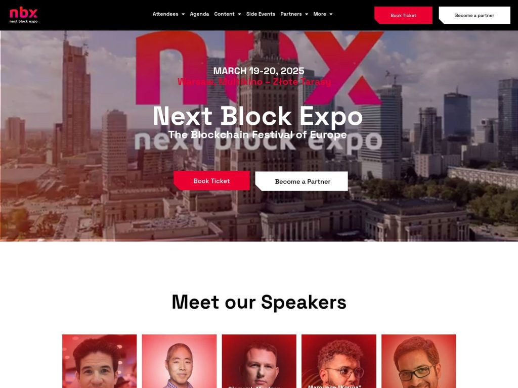 Next Block Expo 2022 (nbx) - Event screenshot