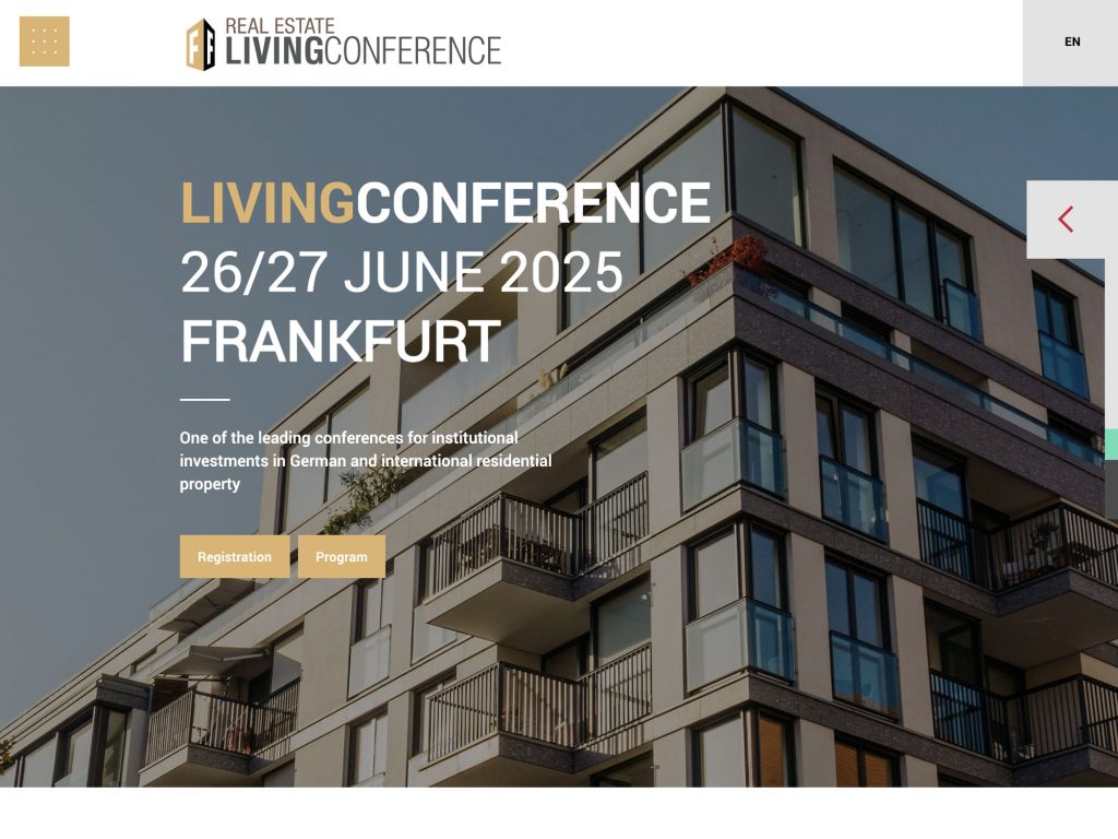 Real Estate LivingConference 2025 - Event screenshot