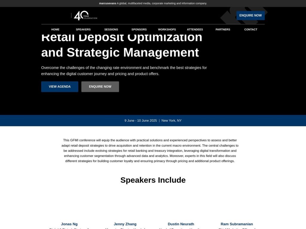 Retail Deposit Optimization and Strategic Management - Event screenshot
