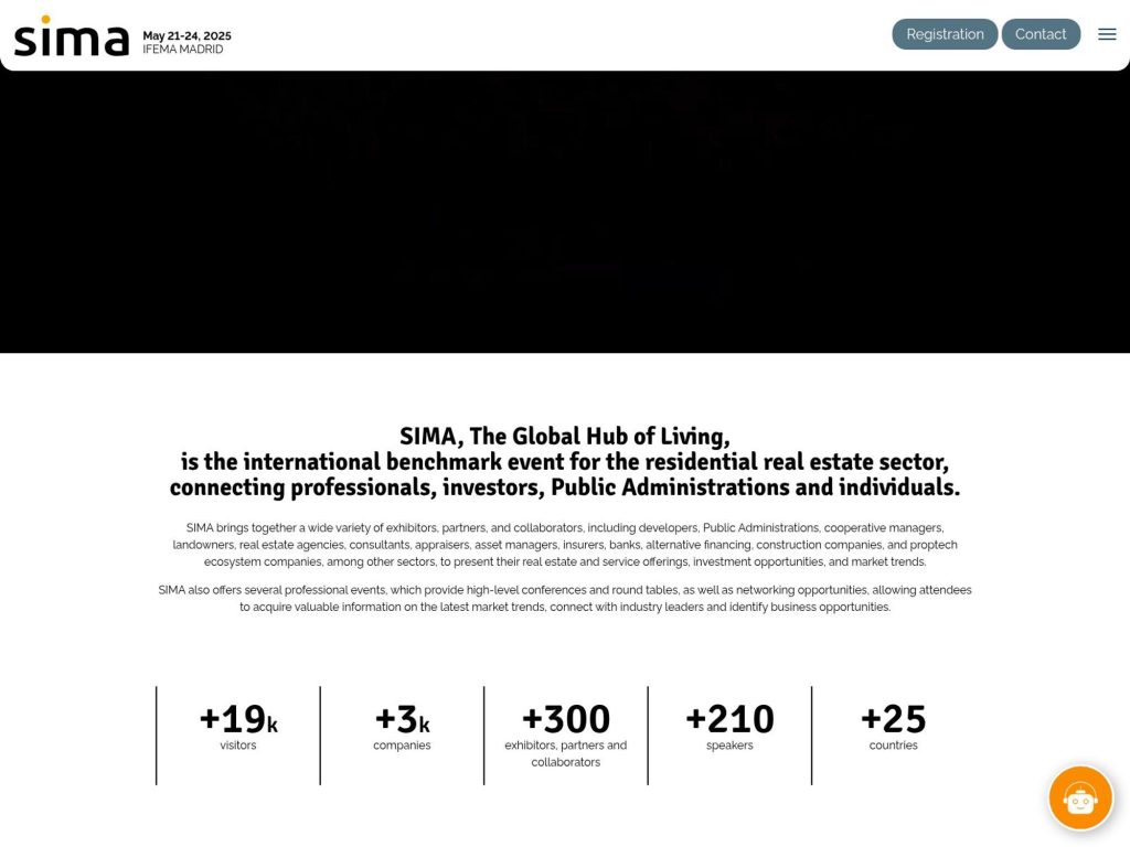 SIMA 2025 – Salón Inmobiliario Internacional de Madrid - Event screenshot