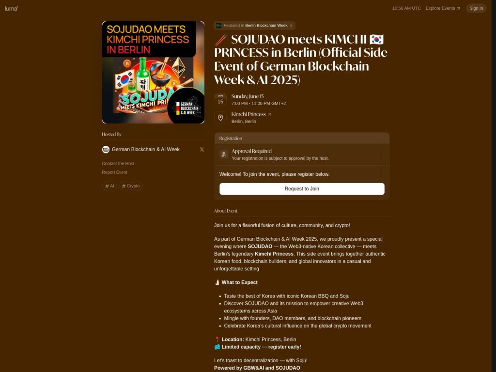 SOJUDAO meets KIMCHI 🇰🇷PRINCESS in Berlin image